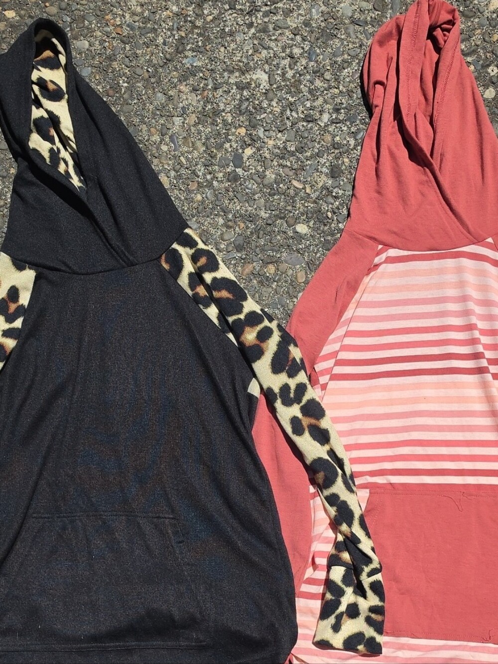 LuLaRoe Black Top And Coral Top